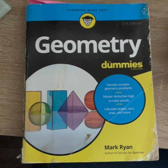 Geometry Dummies Textbook - Picture 3 of 3